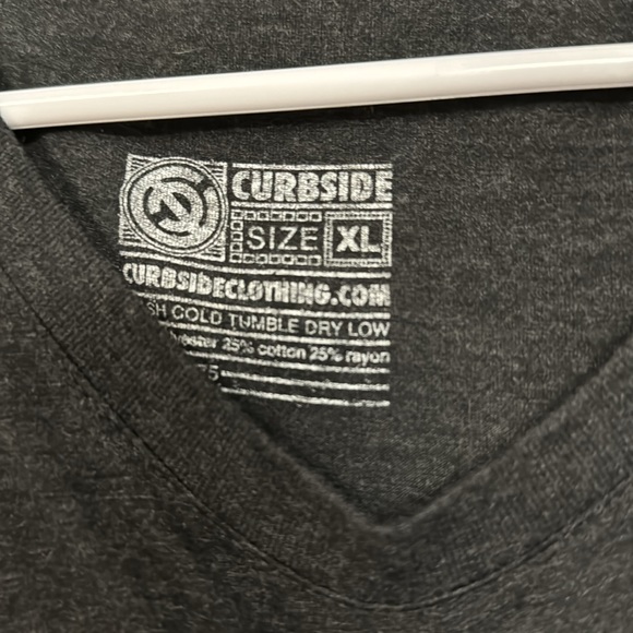 Curbside Clothing women’s v-Neck Tee - Picture 2 of 4